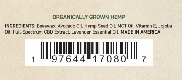 CBD Balm - Full-Spectrum | Lavender | 2000MG - Image 3